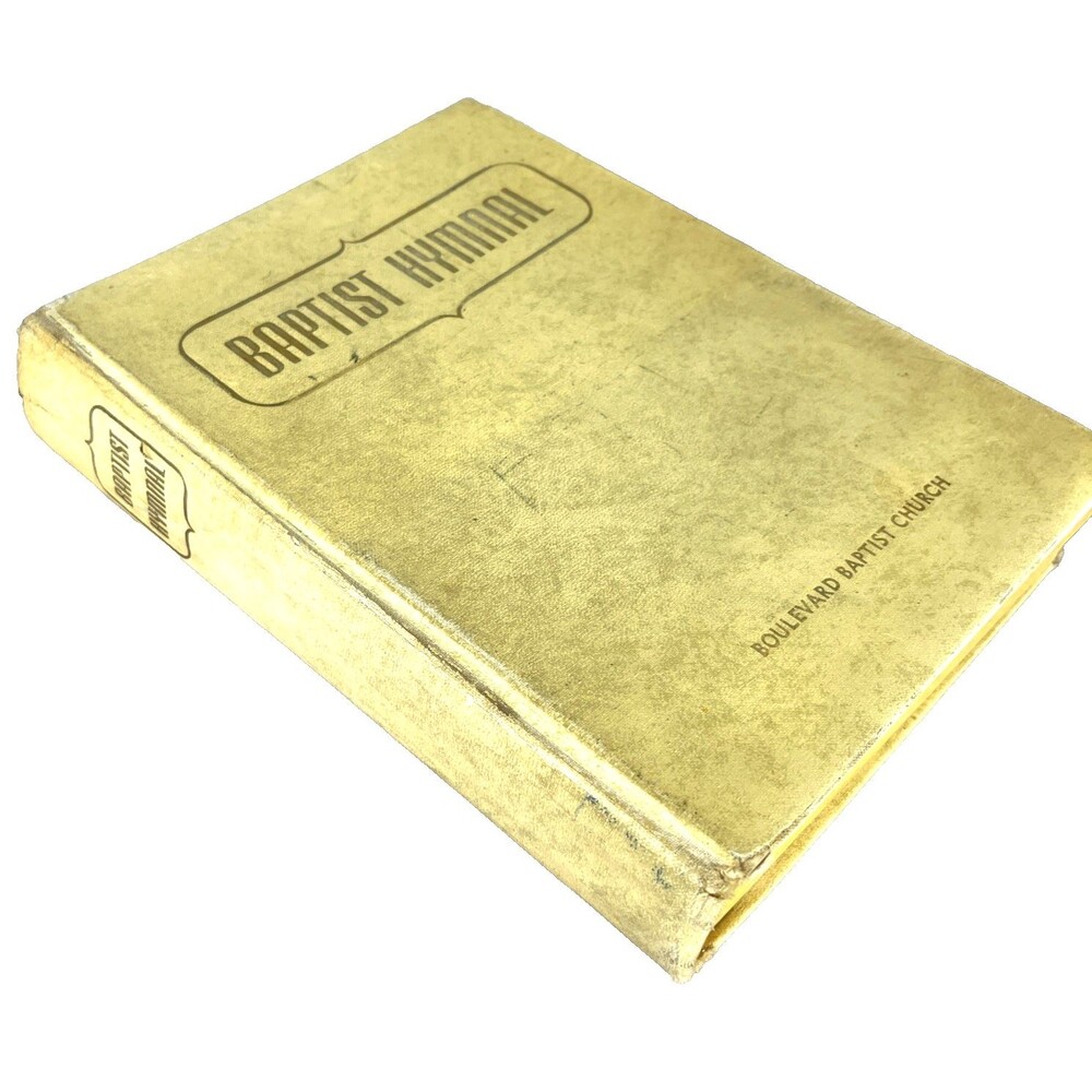 Vintage 1956 Baptist Hymnal - Church Song Music Hymns Book Hardcover Very Aged